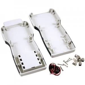 Image of Hammond Electronics 1553TGYBAT Hand-held casing 210 x 100 x 32 Acrylonitrile butadiene styrene Grey