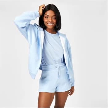 Image of USA Pro Oversized Hoodie Womens - Blue Marl