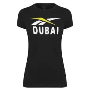 Image of Reebok Dubai T Shirt Womens - Black
