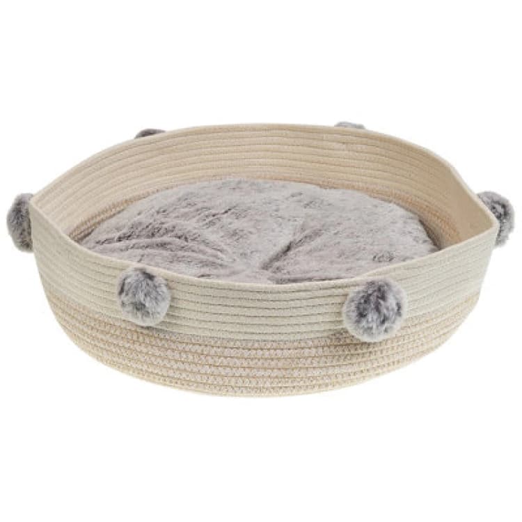 Image of Beliani Pet Bed Ortaca Cotton Light Beige