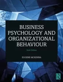 Image of Business Psychology and Organizational Behaviour