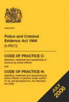 Image of Police and Criminal Evidence Act 1984 Book