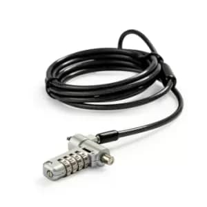 Image of Tech air TALUC07 cable lock Black, Silver 2 m
