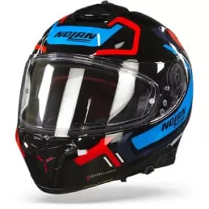 Image of Nolan N80-8 Ally N-Com 43 Glossy Black Blue Red M