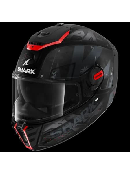 Image of Shark Spartan RS Stingrey Mat Black Anthracite Red KAR Full Face Helmet L