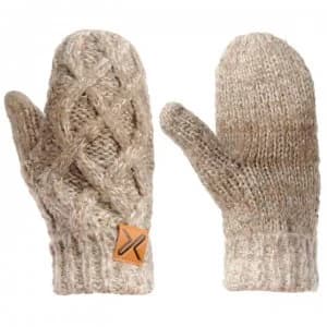 Image of Extremities Ombre Donegal Mitts - Oatmeal