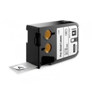 Image of Dymo 1868668 Black On White Label Tape 25mm x 25m