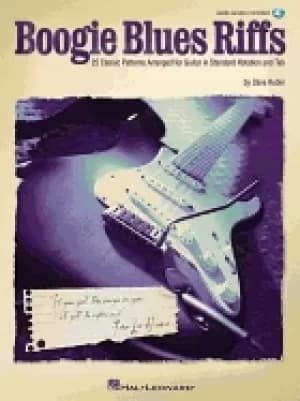 Image of boogie blues riffs 25 classic patterns arranged for guitar in standard nota