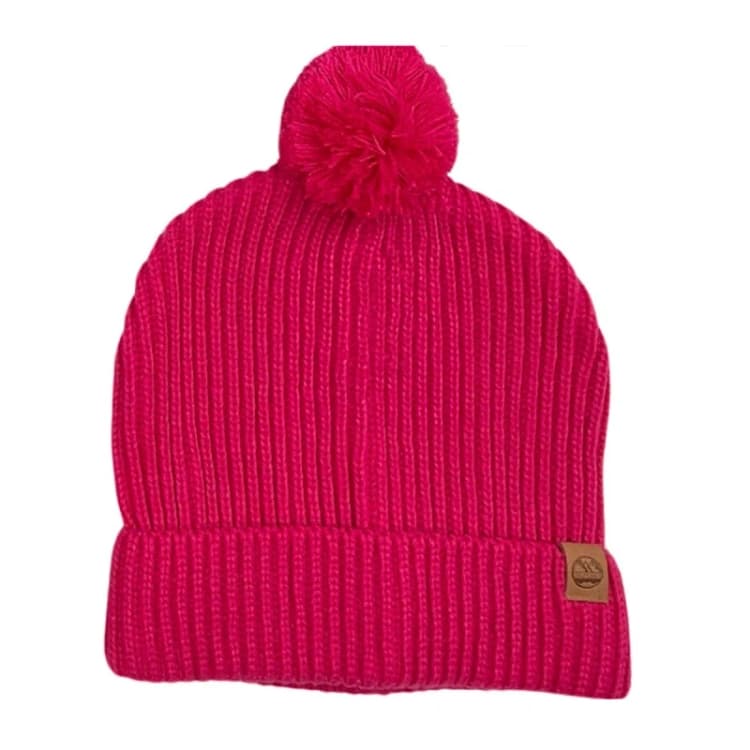 Image of Six Peaks Mens Pom Pom Beanie in Pink Pink Male One Size