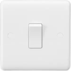 Image of MLA Knightsbridge Curved Edge 10AX 1 Gang 1-Way Switch - CU1000