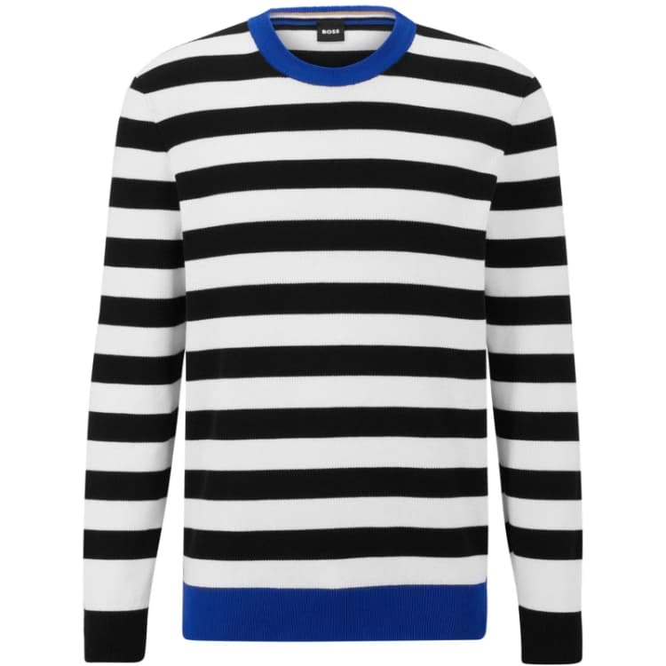 Image of Boss Mens Girasole Crew Sweatshirt Black male 2XL