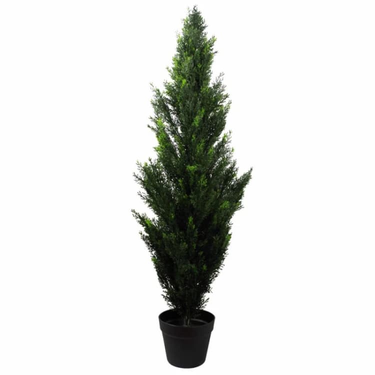 Image of Unbranded Ultra Realistic 4ft UV Resistant Artificial Cedar Tree - Perfect for Indoor/Outdoor Use