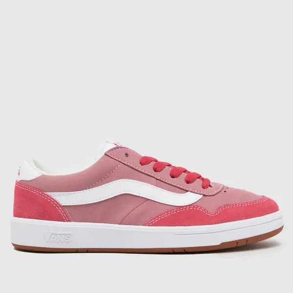 Image of Vans cruze too comfycush trainers in pink multi Pink/White UK 3