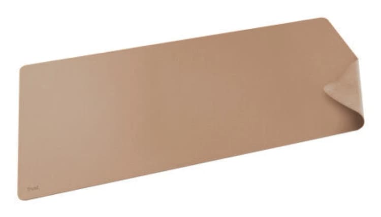 Image of Trust Trust Benya XXL desk pad Polyvinyl chloride (PVC) Beige 25713
