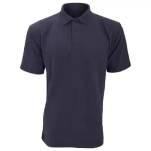 Image of UCC 50/50 Mens Plain PiquA Short Sleeve Polo Shirt (XL) (Navy Blue)