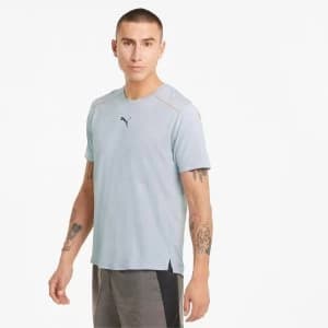 Image of Puma Cooladapt Mens Running T-Shirt Grey Dawn