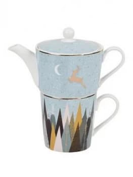 Image of Sara Miller Frosted Pines Tea For One