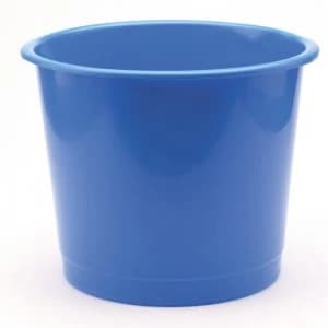 Image of Q Connect 15 Litre Waste Bin - Blue