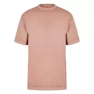 Image of Reebok Natural Dye T Shirt Mens - Pink
