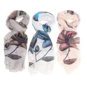Image of Studded Flowers Pretty Scarf