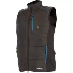 Image of Makita DCV202Z 18v LXT Heated Bodywarmer Black L