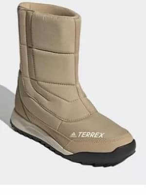 Image of adidas Terrex Choleah Cold.rdy Boots, Beige/Black/White, Size 3.5, Men