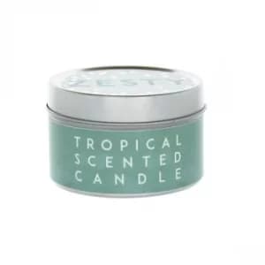 Image of Zesty Small Tin Candle Pineapple Scent