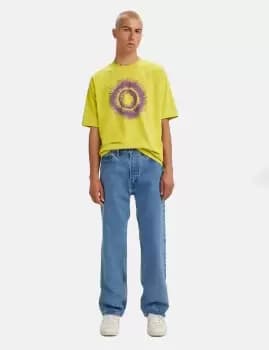 Image of Levis Skate Baggy 5 Pocket Jeans - Deep Groove Blue