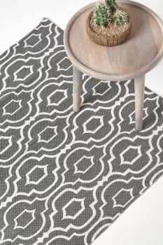 Image of Riga 100% Cotton Printed Patterned Rug