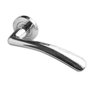 Image of Jedo Reguitti Phaedra Door Handle on Round Rose