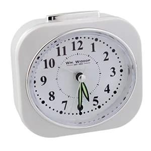 Image of Oblong Alarm Clock - White