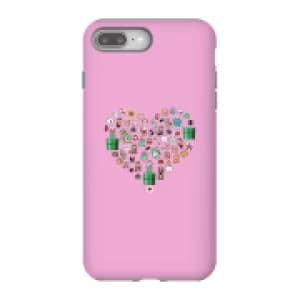 Image of Pixel Sprites Heart Phone Case - iPhone 8 Plus - Tough Case - Matte