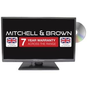 Image of Mitchell & Brown JB-241811FDVD 24" LED Freeview HD Ready TV with DVD - Black