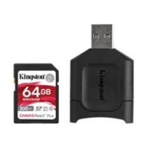 Image of Kingston 64GB SDXC React Plus Card