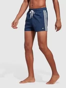 Image of adidas Sportswear 3-stripes Clx Swim Shorts, Navy, Size 2XL, Men