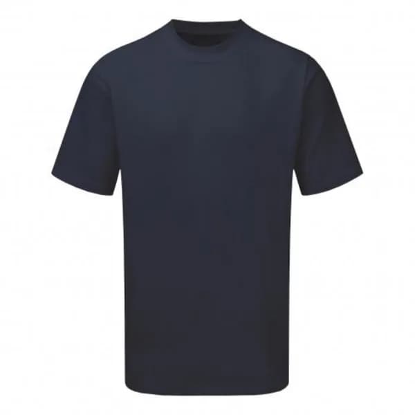 Image of Beeswift Beeswift Click Heavyweight 100% Cotton T-Shirt Navy Blue XS CLCTSHWNXS