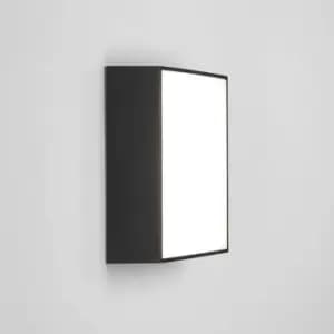 Image of Kea LED Outdoor Square Large Flush Light Textured Black IP65