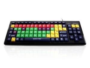 Image of Accuratus Mixed Colour Learning USB Keyboard