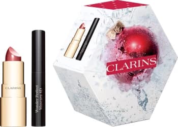 Image of Clarins Festive Treats Lips & Lashes Cracker Gift Set
