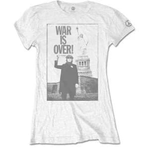 Image of John Lennon - Liberty Lady Womens Large T-Shirt - White