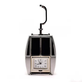Image of WILLIAM WIDDOP Miniature Clock - Cable Car Carriage
