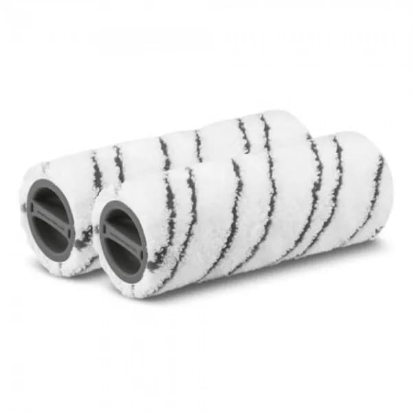 Image of Karcher Stone Cleaning Rollers for FC 3 - 7 Hard Floor Cleaners Colour: Grey