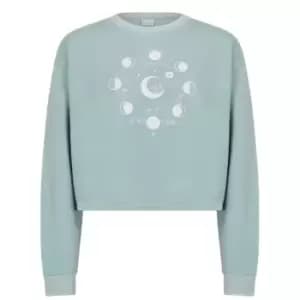 Image of Skinny Dip Soph Crop Sweatshirt - Grey