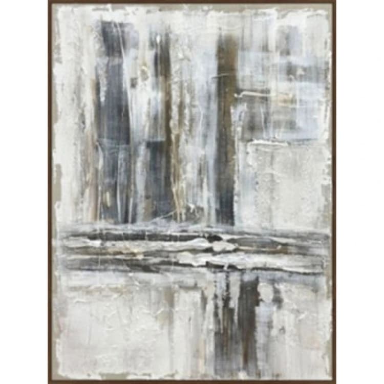 Image of Outlook Hand Painted Canvas In Frame