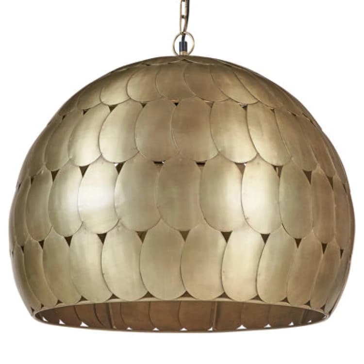 Image of Beliani Pendant Lamp Harangi Metal Brass