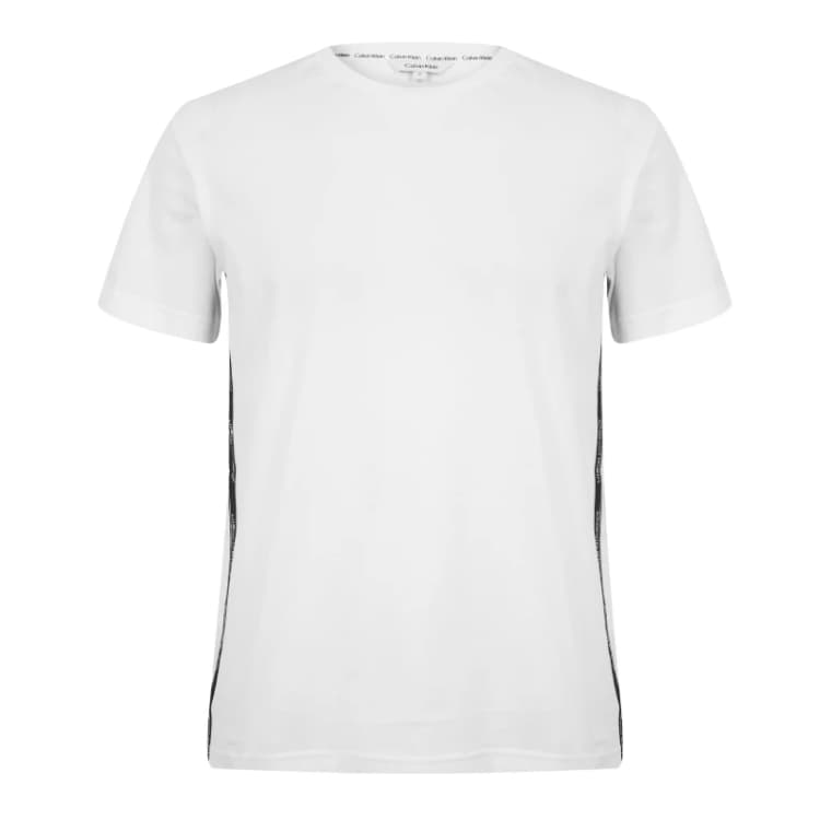 Image of Calvin Klein CREW NECK TAPE TEE - White White S