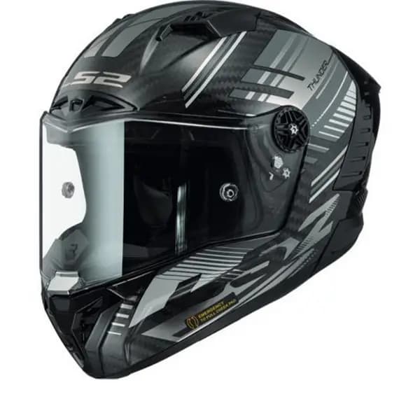 Image of LS2 FF805 Thunder C Volt Gl.Black Grey 06 Full Face Helmet Size L
