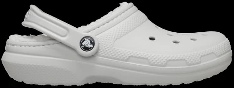 Image of Crocs Crocs Classic Lined Clog in Off White Size: 9 Off White 9 Unisex 196265895700