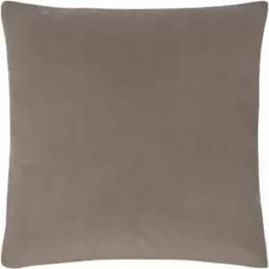 Image of Sunningdale Velvet Square Cushion Mink