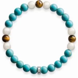 Image of Ladies Thomas Sabo Sterling Silver Size Large Rebel At Heart Bracelet